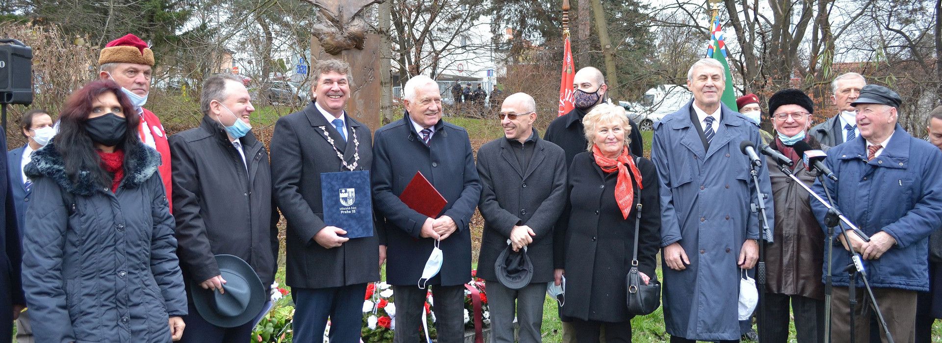 Pietní shromáždění k uctění památky Antonína Švehly a vzácná návštěva prezidenta Václava Klause